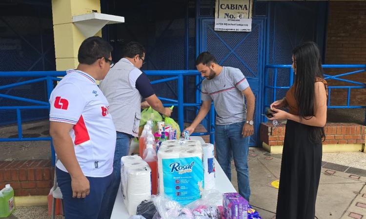 VOAE organiza recolección de ayuda humanitaria en apoyo a afectados por la tormenta "Sara"