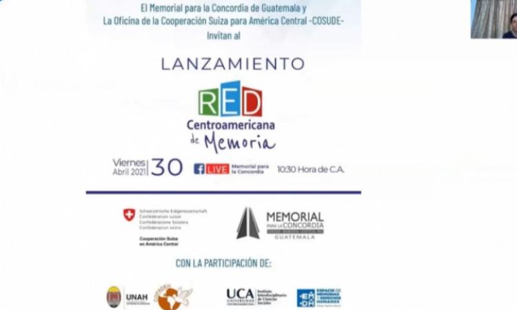 Realizarán lanzamiento de la Red Centroamericana de Memoria