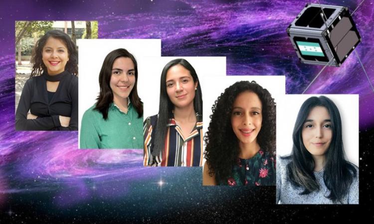 Alumnas de ingeniería de la UNAH contribuyen a poner en órbita el primer satélite hondureño