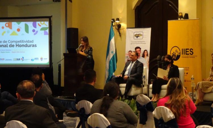 IIES-UNAH y Cohep presentan primer índice de Competitividad Regional de Honduras