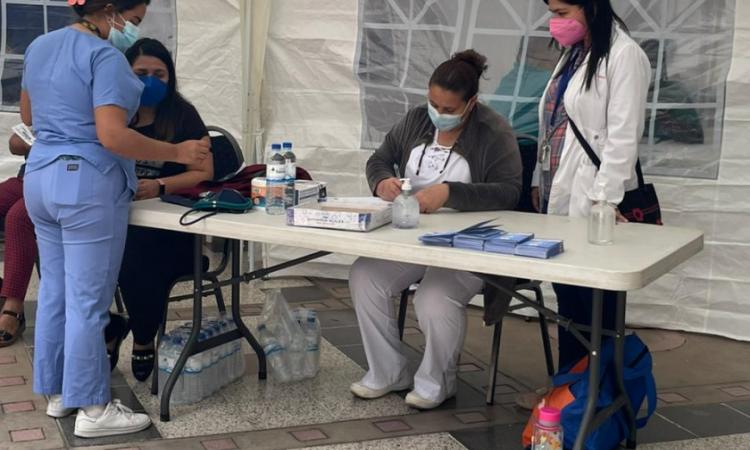 VOAE realiza Feria de Salud para empleados de la UNAH