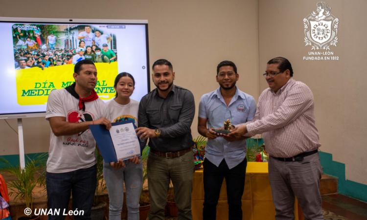 UNAN León celebra el día mundial del medio ambiente entre colorido y algarabía