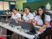 UNAN León fortalece herramientas tecnológicas en el núcleo educativo Tecuaname de UNICAM