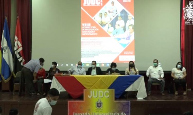 UNAN-León entregó premios a los ganadores de la XXXIX edición de la JUCD y reconocimiento a mentores del Hackathon Nicaragua 2021