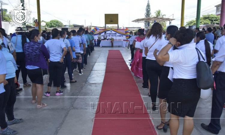 UNAN León celebró el Segundo Aniversario de la Universidad en el Campo (UNICAM) en el municipio de El Cuá