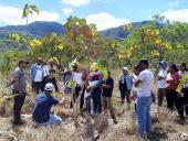  Pobladores de San Miguelito conocen proyecto de reforestación coordinado por el CUR Chontales UNAN-Managua