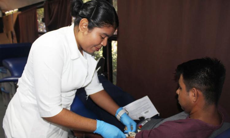  UNAN-Managua se suma a la primera Campaña de Donación de Sangre 2024