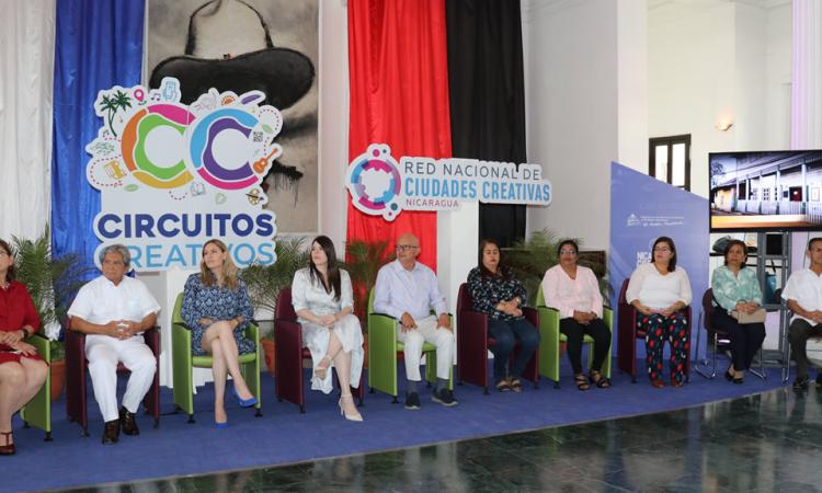 UNAN-Managua participa en el lanzamiento oficial de circuitos creativos