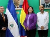 Autoridades universitarias reciben la visita del encargado de negocios de la Embajada de Chile 