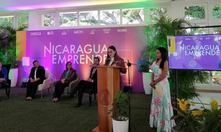 Instituciones estatales y educativas presentan la VI edición de la plataforma Nicaragua Emprende 2023