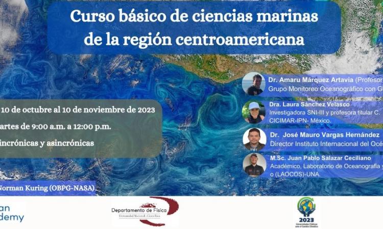 cursos básicos de ciencias marinas de la región centroamericana