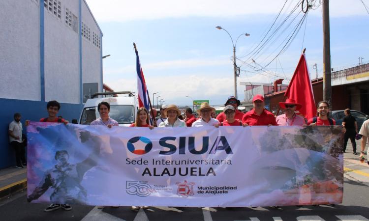Alajuela vibró con la celebración del 50 aniversario de la UNA