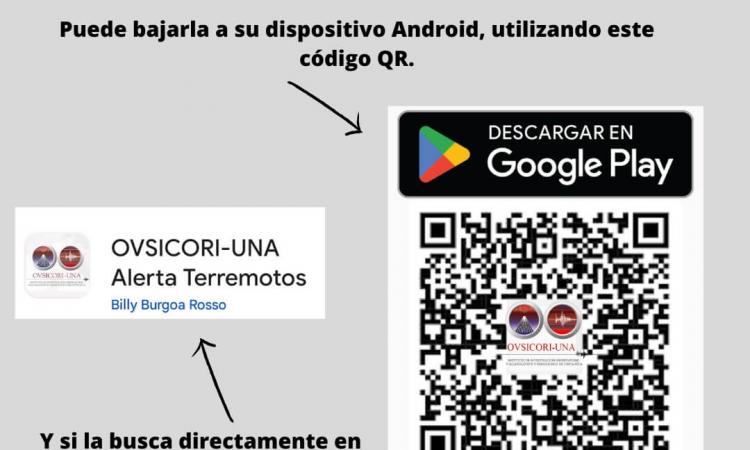 Alerta temprana para terremotos disponible en Play Store