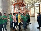 Estudiantes de la VREAD reciben capacitación sobre los procesos de producción de aceite de palma 