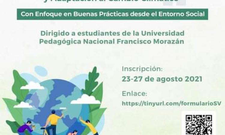 Curso en gestión integral de riesgo de desastre y adaptación al cambio climático con enfoque en buenas prácticas desde el entorno social 