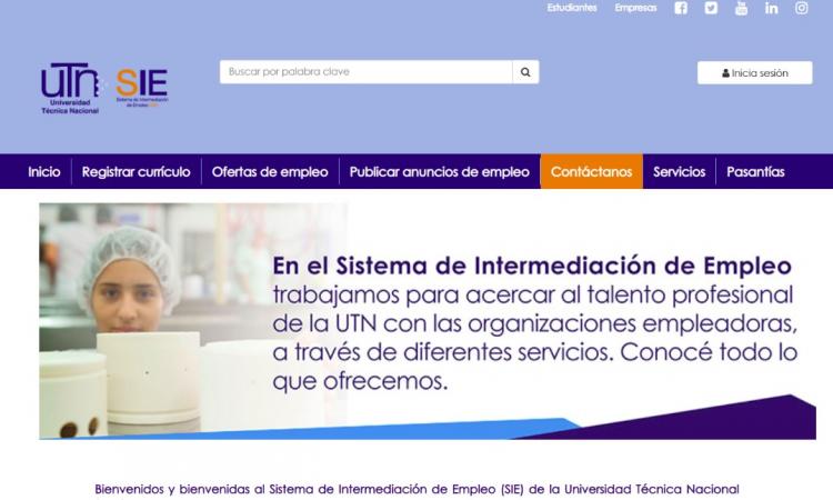UTN habilitó nueva plataforma de empleo para estudiantes y egresados