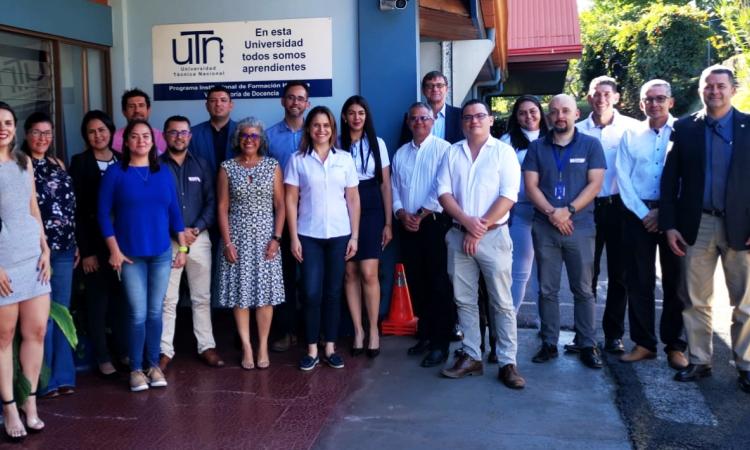 Docentes de la UTN y actores del Sistema de Educación y Formación Técnica Profesional (EFTP) en Costa Rica recibieron capacitación en “didáctica técnica”.