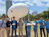 Realizan las primeras pruebas de vuelo de un globo cometa que mide datos meteorológicos